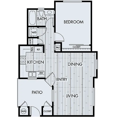 Floor plan Park Sierra Plan 1A