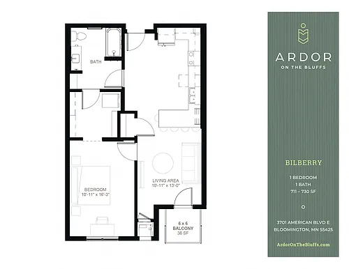 Floor plan Bilberry