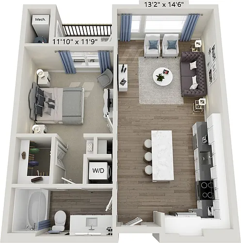 Floor plan The Cottage