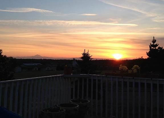Mount Baker from deck