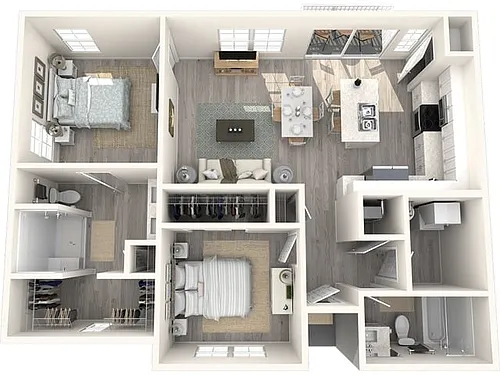 Floor plan C-B1
