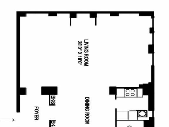 2nd image of 340 W 57th St APT 10D