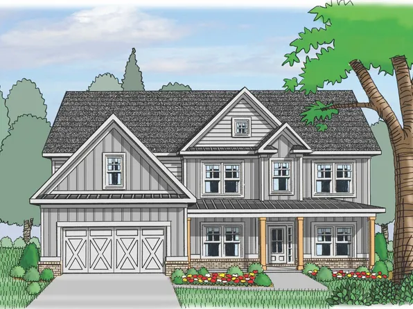 (GA)The Wilmington | Front Entry Plan, Woodland Hills