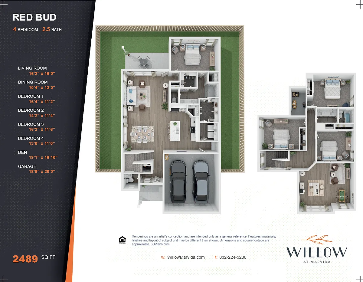 Floor plan Redbud