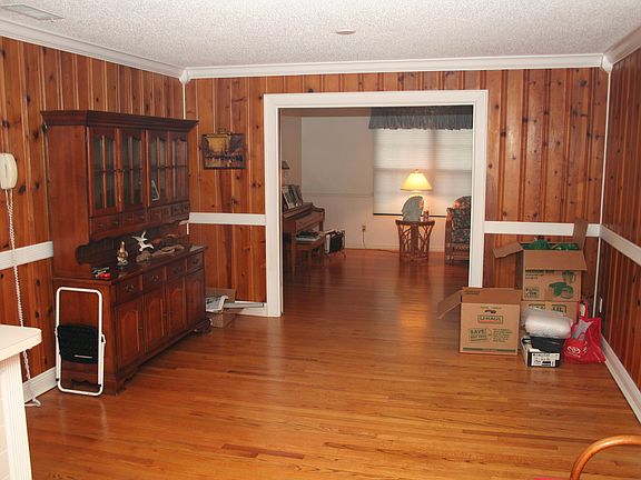 Solid wood paneled dining 