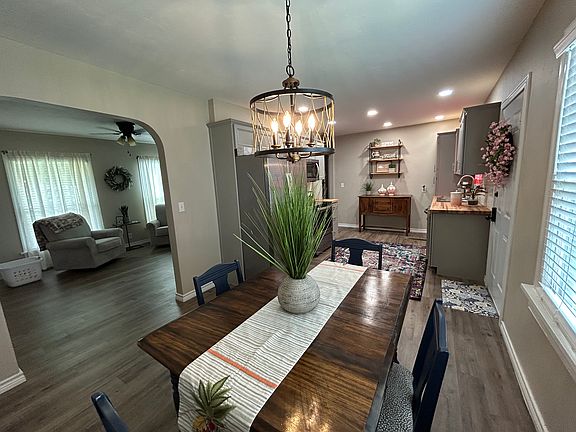Dining area and Kitchen.