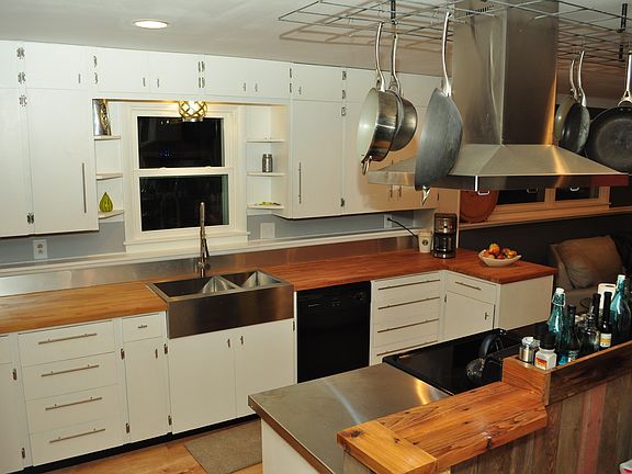 Kitchen facing west
