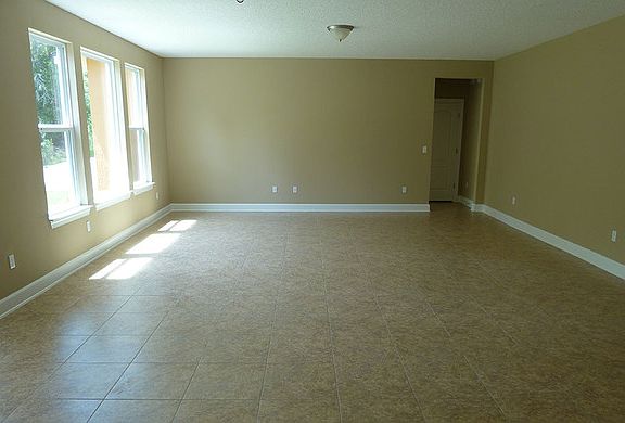 The Royce II Family Room with ceramic tile