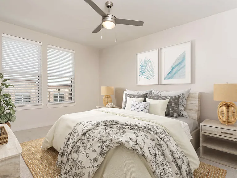 Carpeted Bedroom