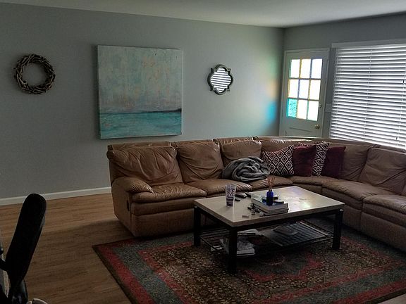 Living room decorated