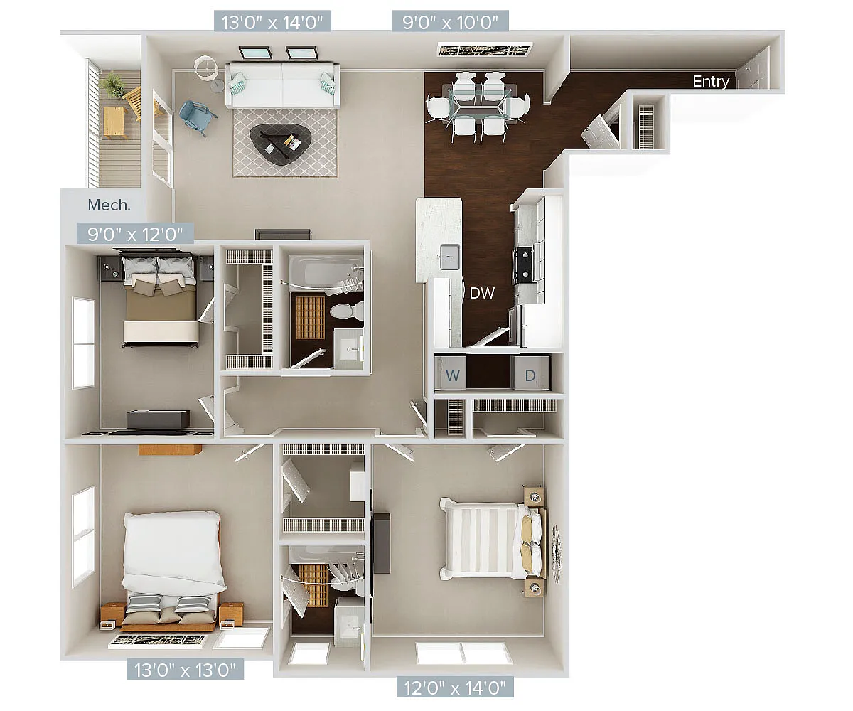 Floor plan C1