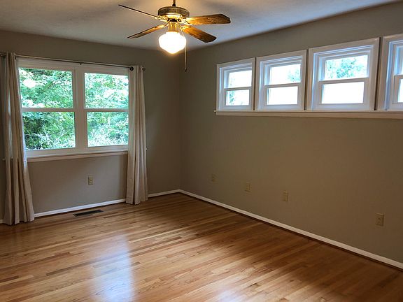 Master bedroom with new windows.