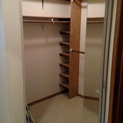 Walk in Primary Bedroom Closet