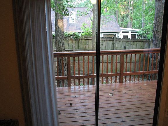 Inside view of back patio