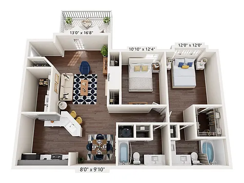 Floor plan The Hamilton