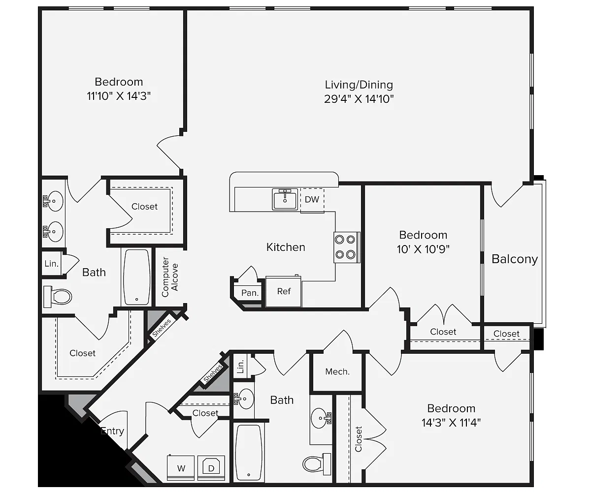 Floor plan C32