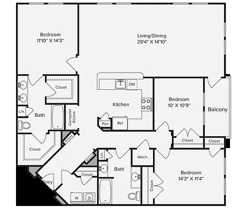 Floor plan C32