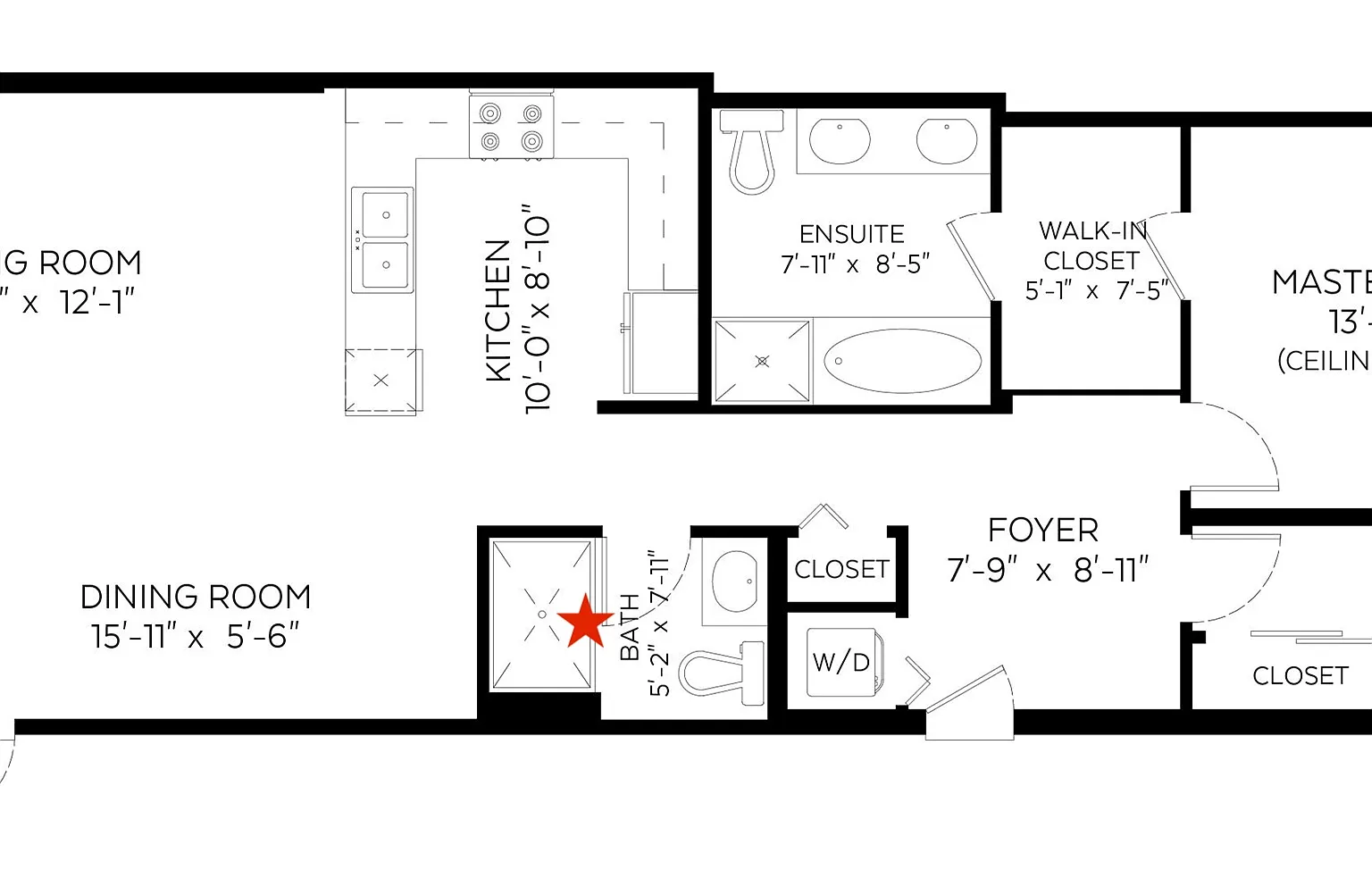 3 bed, 1190 sqft, $900 — Photo 2