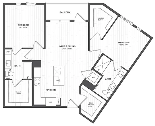 Floor plan 2C