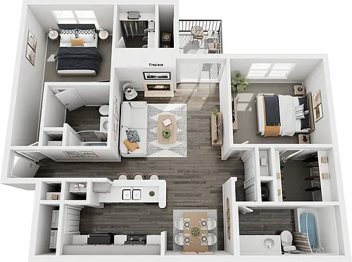 Floor plan B2R