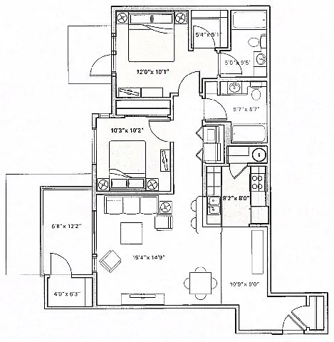 Floor plan Gallatin
