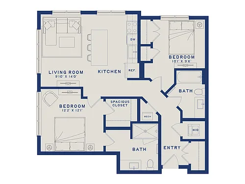 Floor plan B2