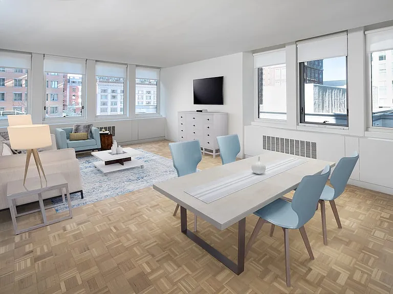 Living and dining area