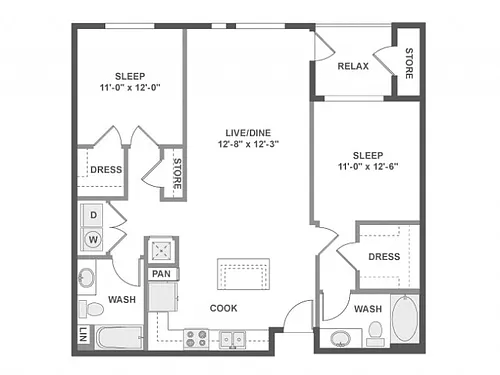 Floor plan C5a