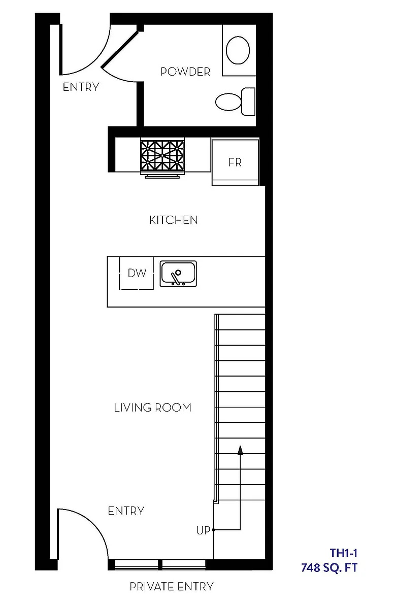 Floor plan TH1