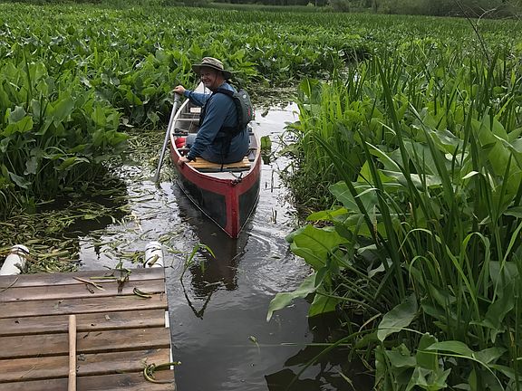 Private canoe kayak launch