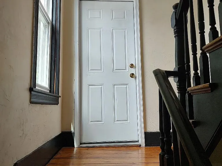 2nd floor door and hallway