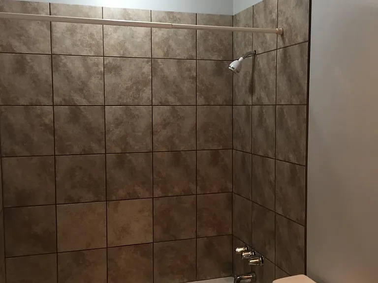 All new bathroom