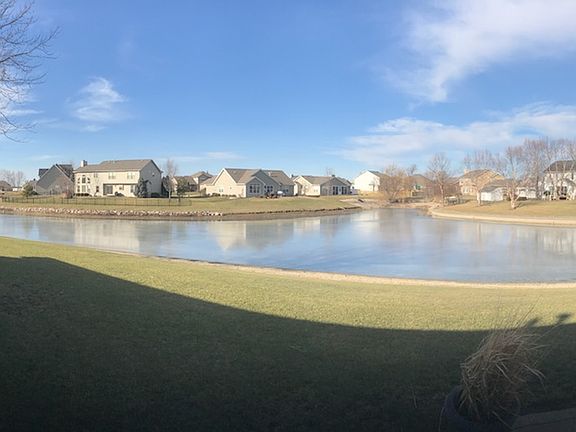 Lake View in backyard