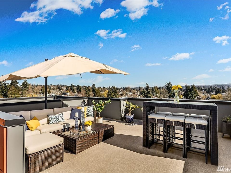 Exceptional entertaining spaces!  Your private rooftop deck! 