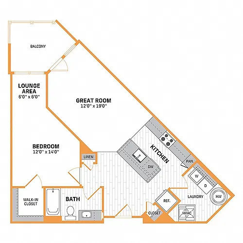 Floor plan AA2 - The Forge