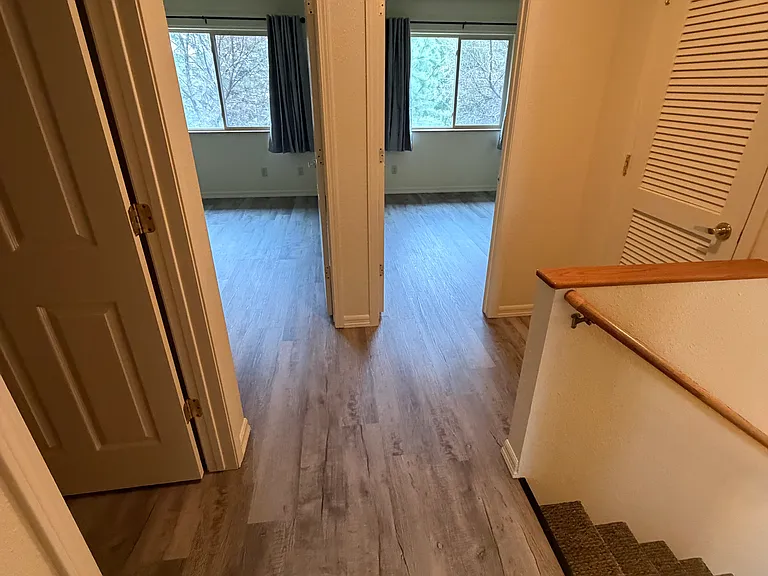 Hallway to bedrooms and bathrooms.