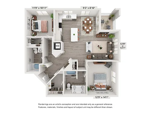 Floor plan B3