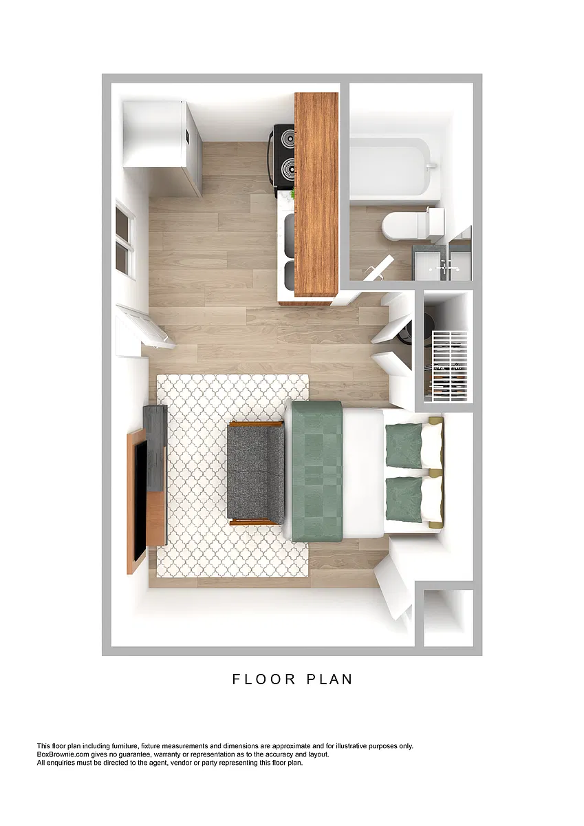 Floor plan Studio