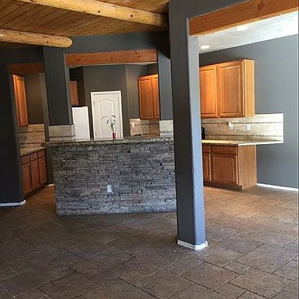Living room and kitchen view