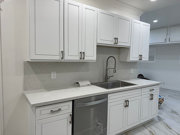 New cabinets - counter top-diswasher-sink