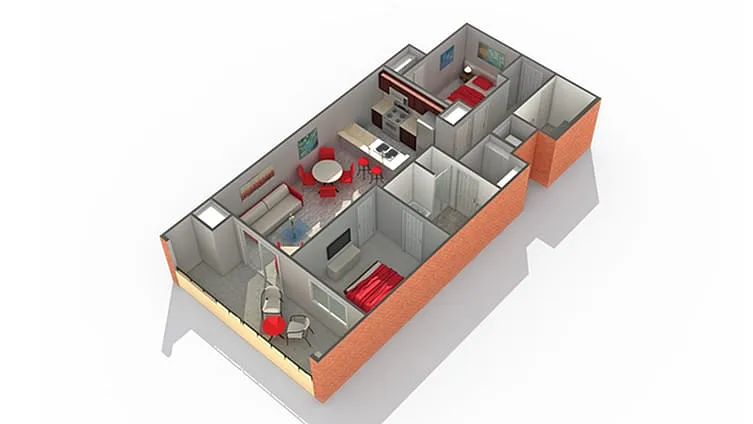 Floor plan Broadway Loft