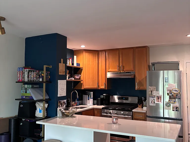 Kitchen from the living room