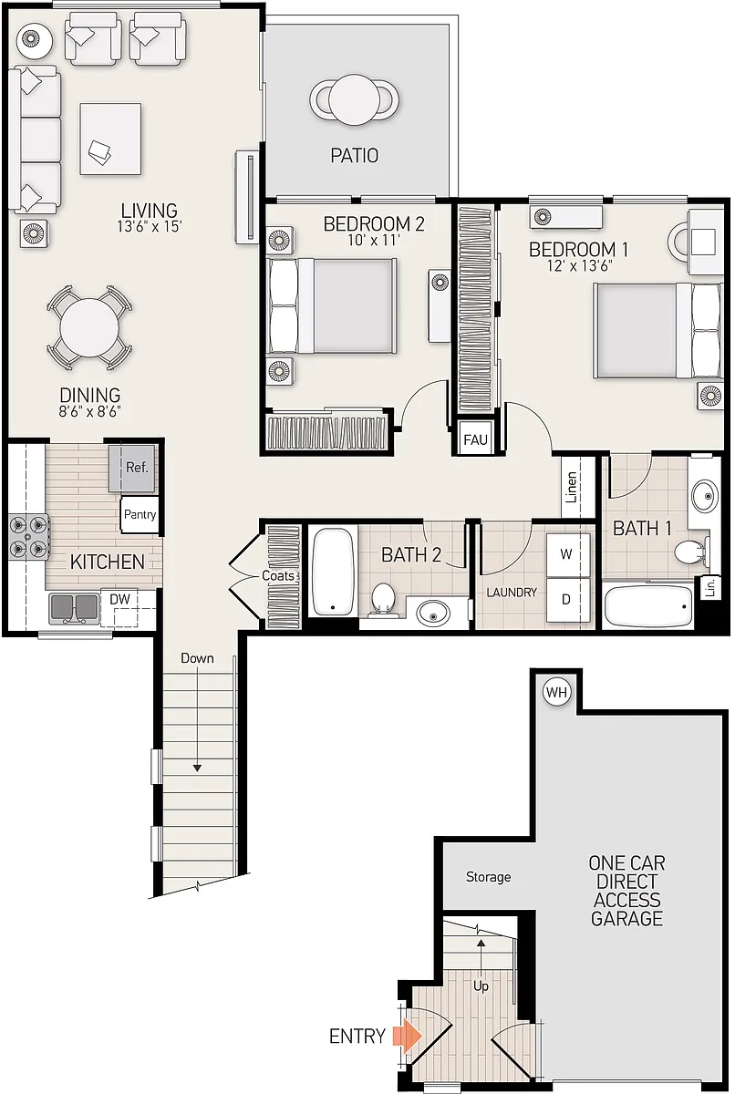 Floor plan Plan D