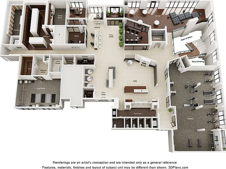 ArriveKC | Upper Level Amenities