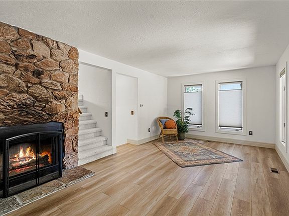 Spacious living room on the mid-level floor next to the entry foyer.