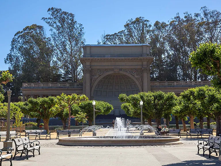Golden Gate Park features a music venue, beautiful gardens and lakes