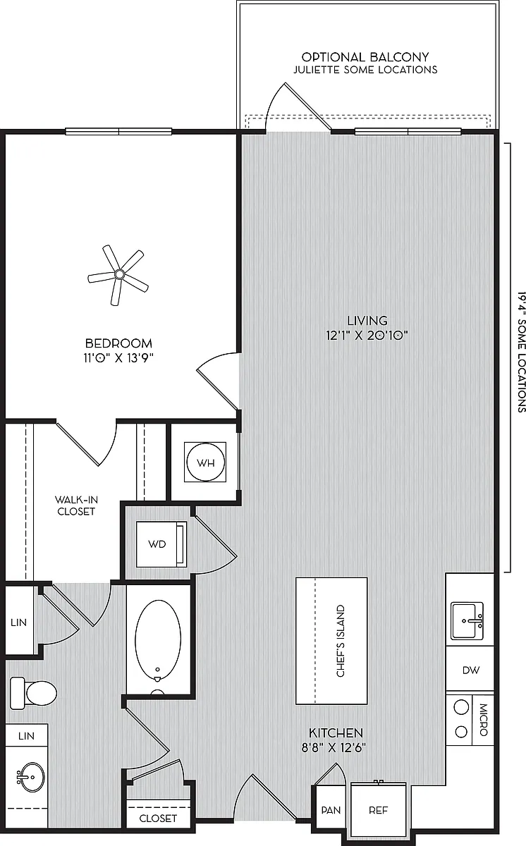 Floor plan A-1D