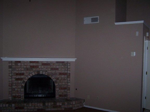 Fireplace.