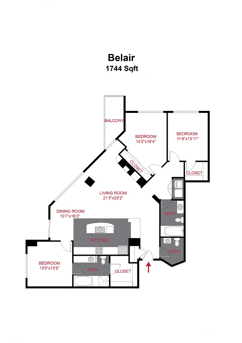 Floor plan Belair