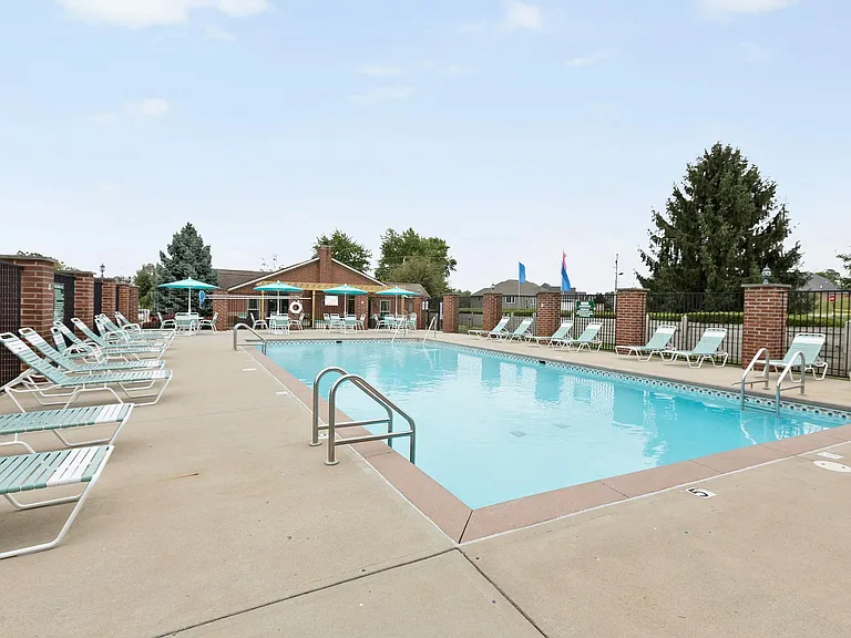From any angle, the pool at Greenfield Crossing is a summertime favorite